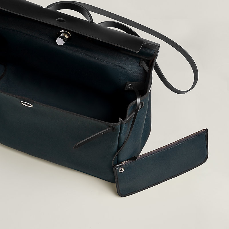 Herbag Zip cabine bag - Blue | Hermès USA