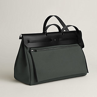 Herbag Zip cabine bag - Green | Hermès USA