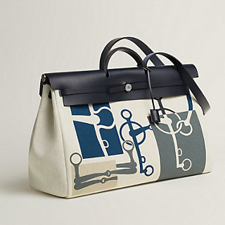 【上質◎】嬉しい大容量♪HERMES Herbag Zip cabine 50 Herbag Zip retourne cabine tilt bag 50 | Hermès USA