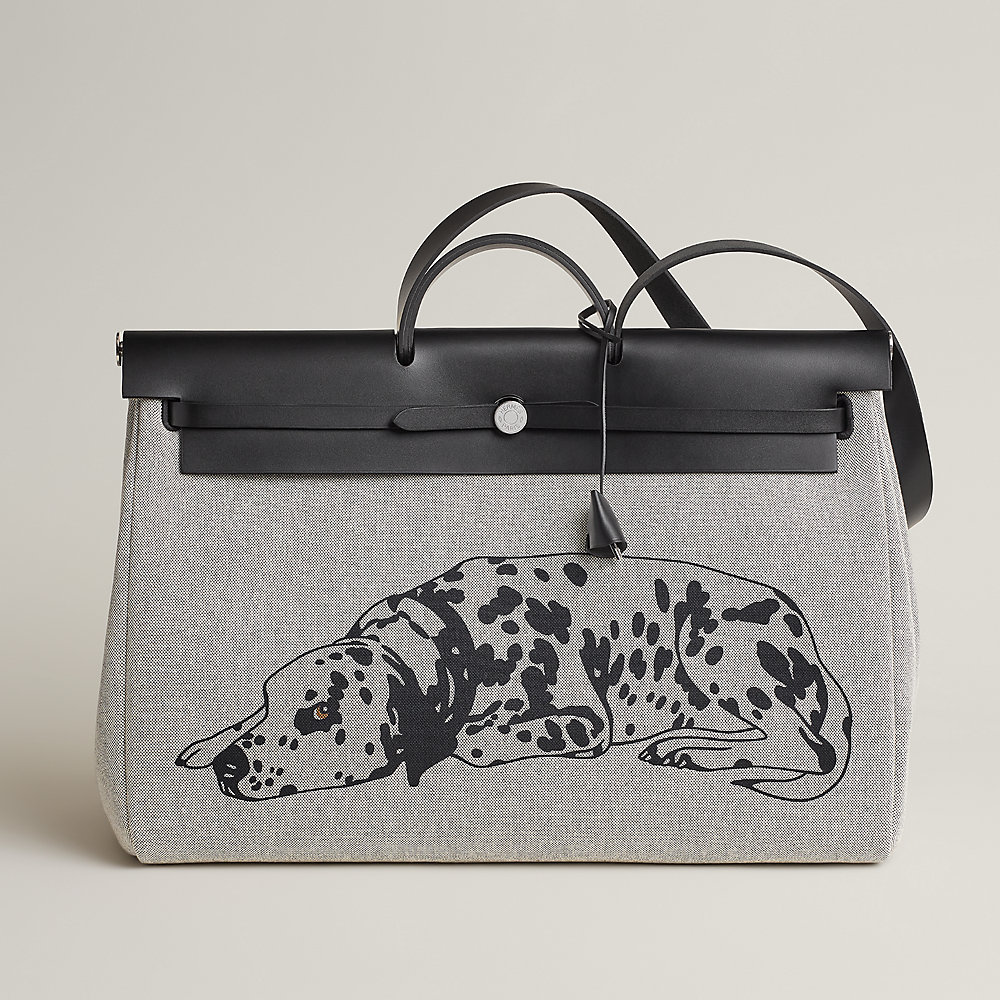 Herbag Zip cabine bag - Grey | Hermès USA
