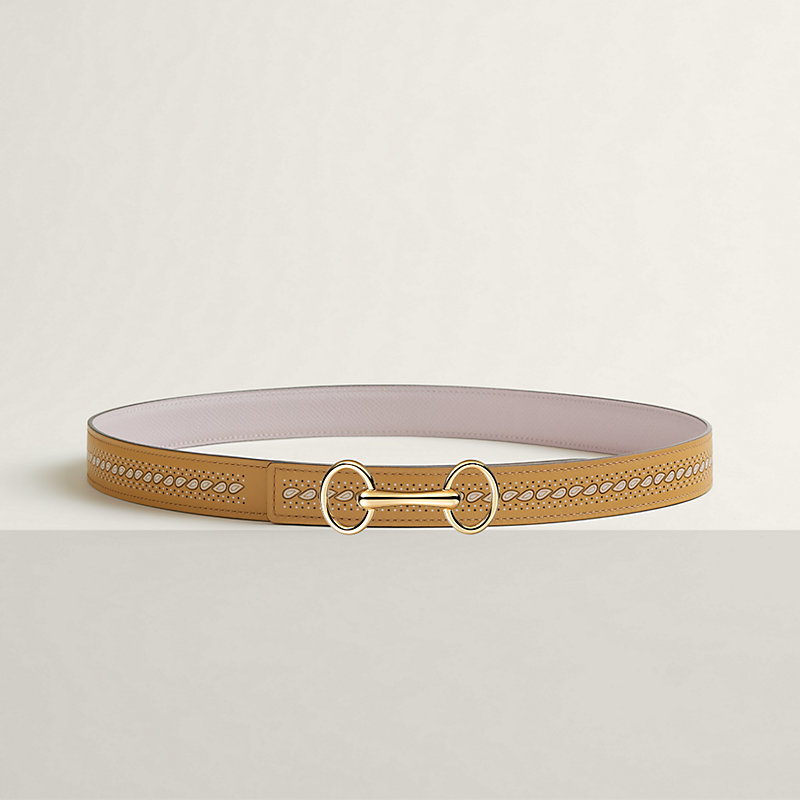 Heritage belt buckle & Bandana leather strap 24&nbsp;mm