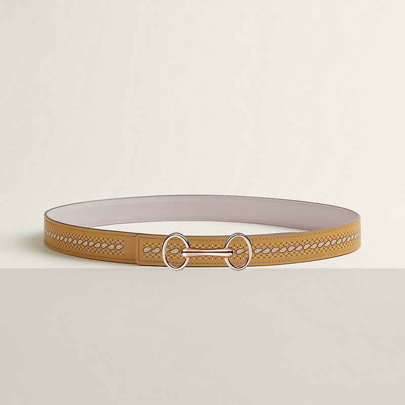 Heritage belt buckle & Bandana leather strap 24&nbsp;mm