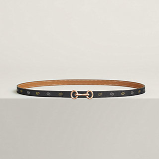 【Naturel Sable&Orange Field × G金具】HERMES Ancre ベルト HDN belt buckle & Hermès sur Mer reversible leather strap 24