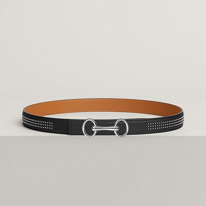Heritage belt buckle & Leather strap 24&nbsp;mm