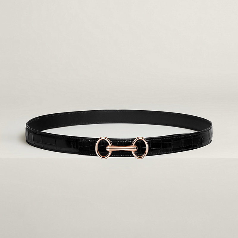 Heritage belt buckle & Leather strap 24 mm | Hermès Australia