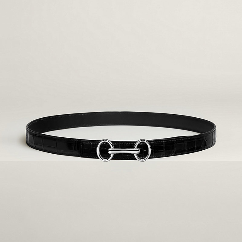 Heritage belt buckle & Leather strap 24&nbsp;mm, View: , view 1 of 2