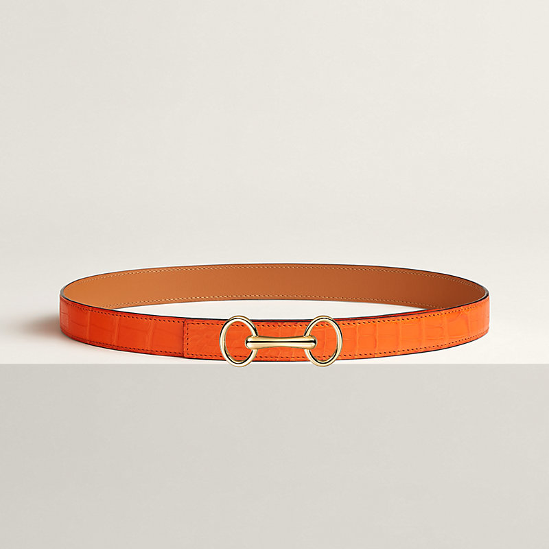 Heritage belt buckle & Leather strap 24&nbsp;mm
