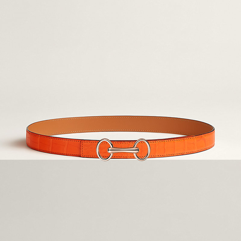 Heritage belt buckle & Leather strap 24&nbsp;mm