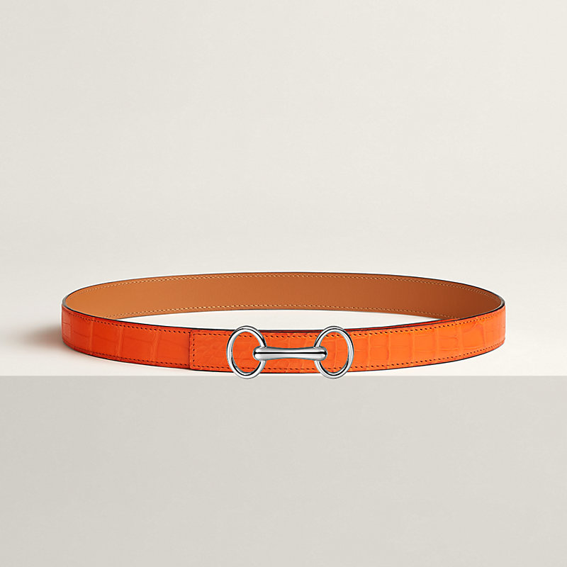 Heritage belt buckle & Leather strap 24&nbsp;mm