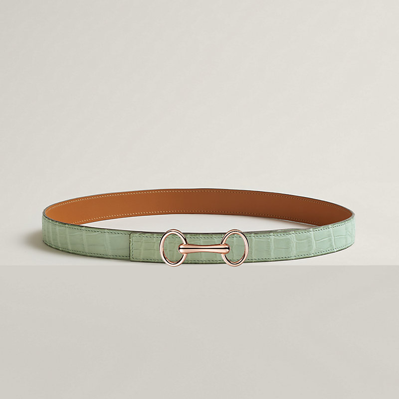 Heritage belt buckle & Leather strap 24&nbsp;mm