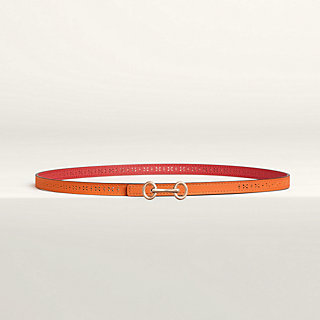 Heritage belt buckle & Reversible leather strap 13 mm | Hermès USA