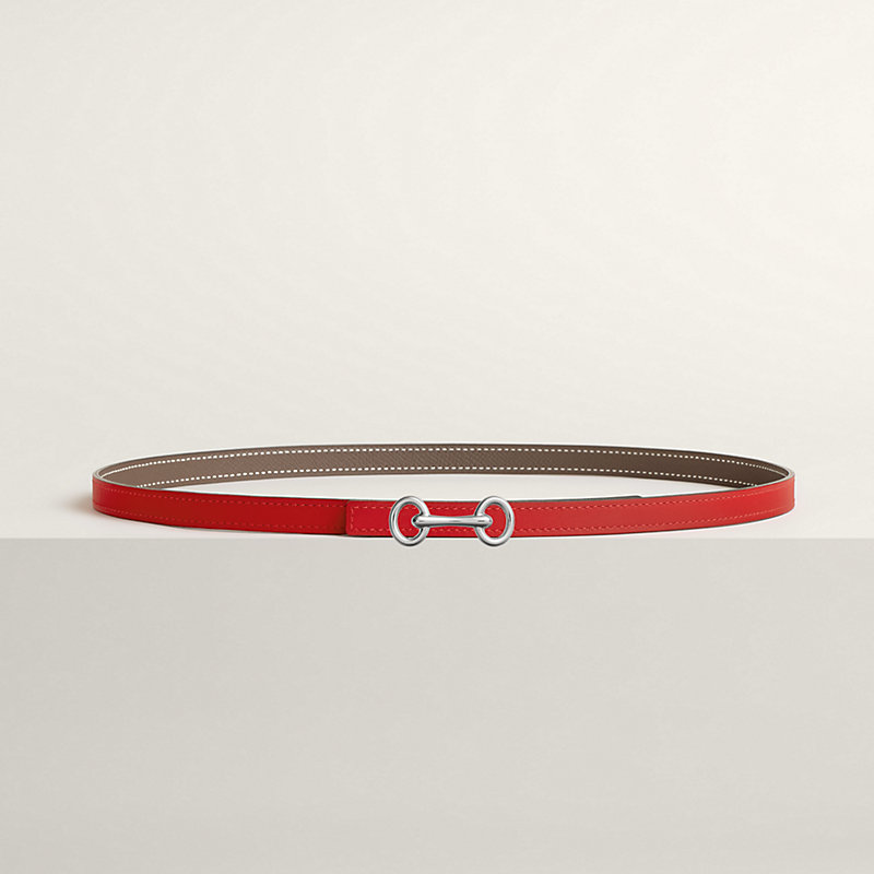 Heritage belt buckle & Reversible leather strap 13&nbsp;mm