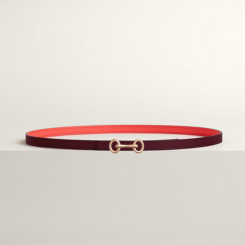 Heritage belt buckle & Reversible leather strap 13&nbsp;mm