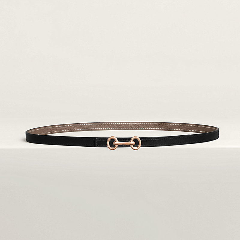 Heritage belt buckle & Reversible leather strap 13&nbsp;mm