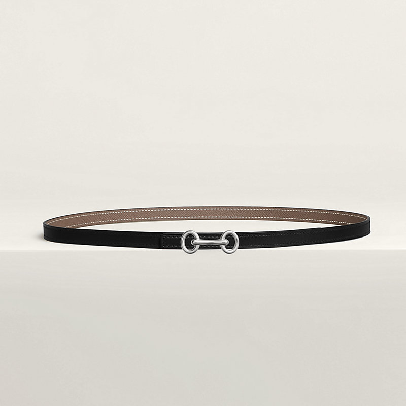 Heritage belt buckle & Reversible leather strap 13&nbsp;mm