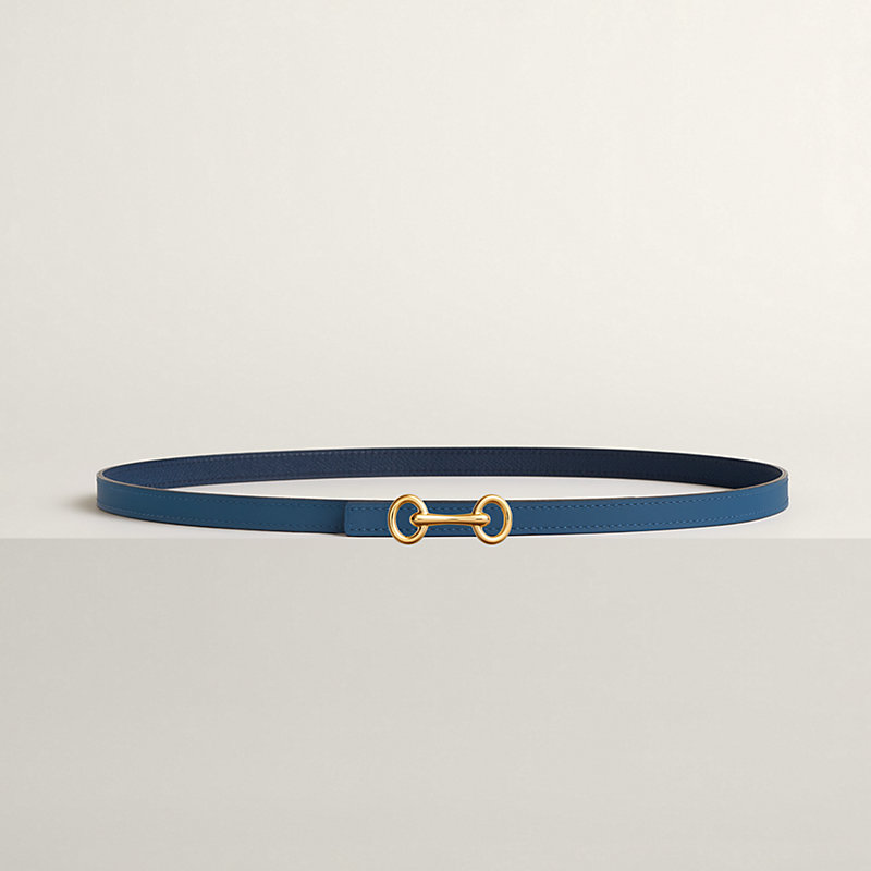 Heritage belt buckle & Reversible leather strap 13&nbsp;mm