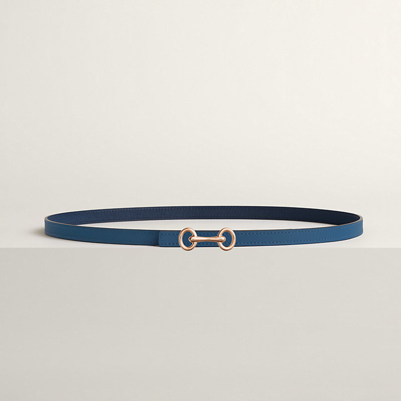 Heritage belt buckle & Reversible leather strap 13&nbsp;mm
