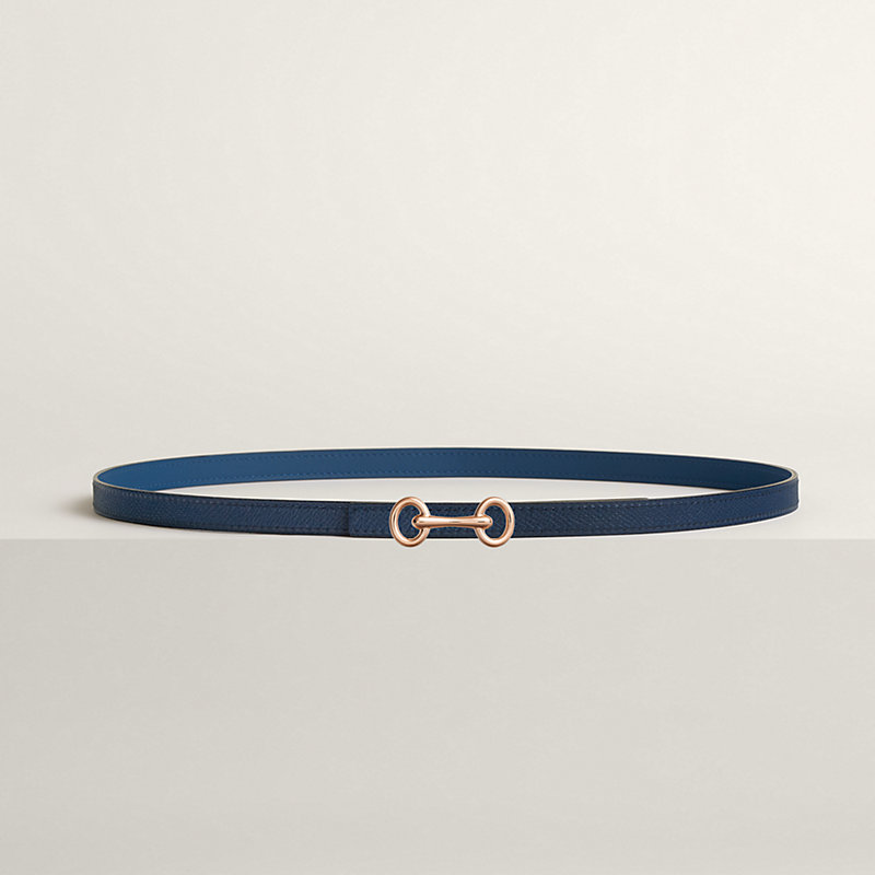 Heritage belt buckle & Reversible leather strap 13&nbsp;mm
