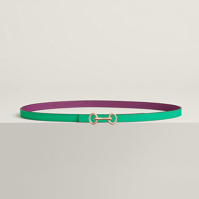 Heritage belt buckle & Reversible leather strap 13&nbsp;mm