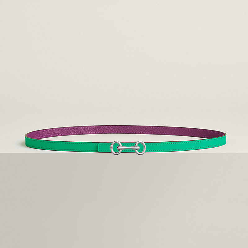 Heritage belt buckle & Reversible leather strap 13&nbsp;mm