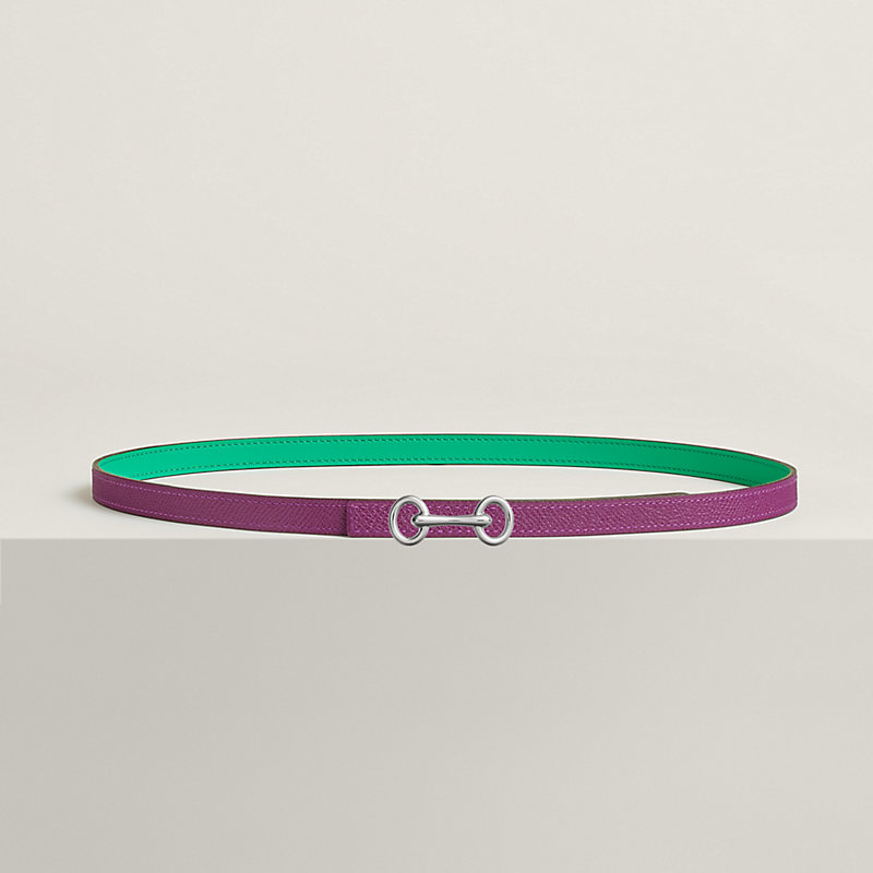 Heritage belt buckle & Reversible leather strap 13&nbsp;mm