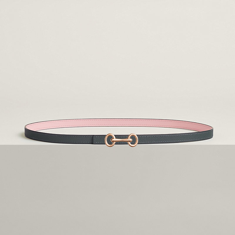 Heritage belt buckle & Reversible leather strap 13&nbsp;mm