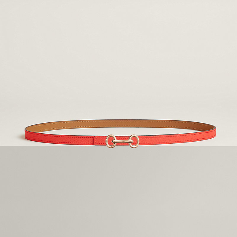 Heritage belt buckle & Reversible leather strap 13 mm