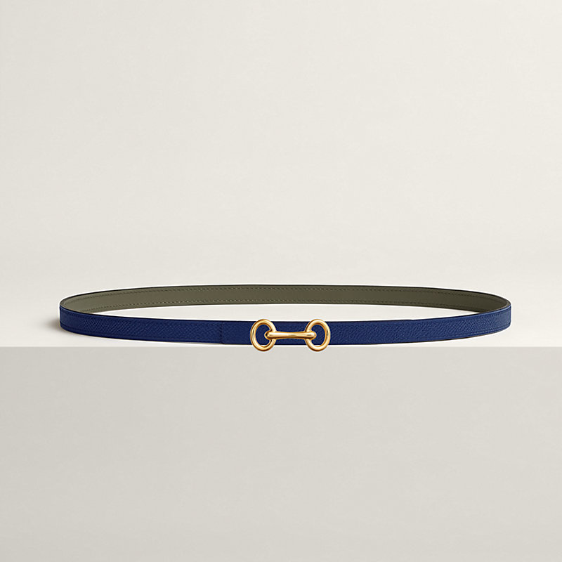 Heritage belt buckle & Reversible leather strap 13&nbsp;mm