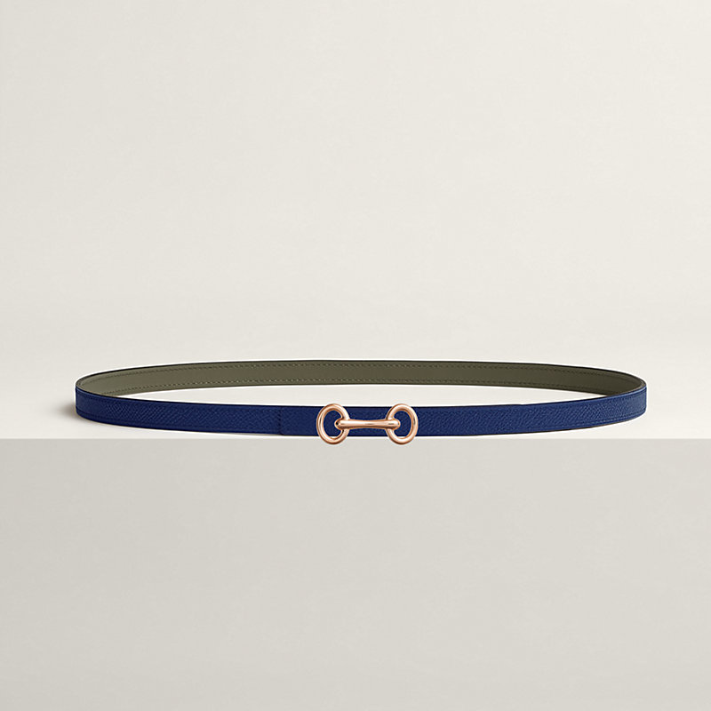 Heritage belt buckle & Reversible leather strap 13 mm