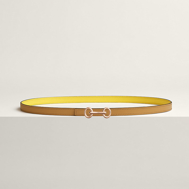 Heritage belt buckle & Reversible leather strap 13&nbsp;mm