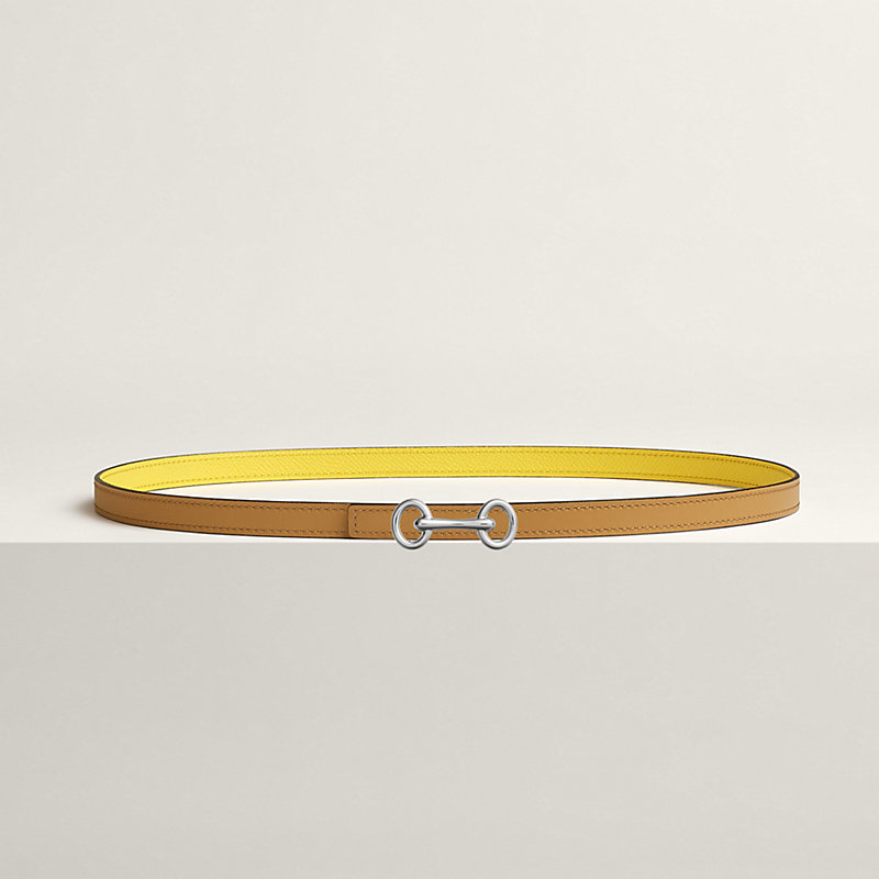 Heritage belt buckle & Reversible leather strap 13&nbsp;mm