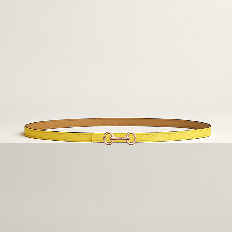 Heritage belt buckle & Reversible leather strap 13&nbsp;mm