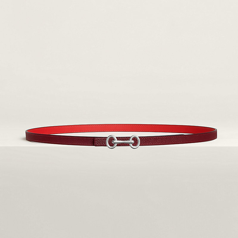 Heritage belt buckle & Reversible leather strap 13&nbsp;mm, View: , view 2 of 2