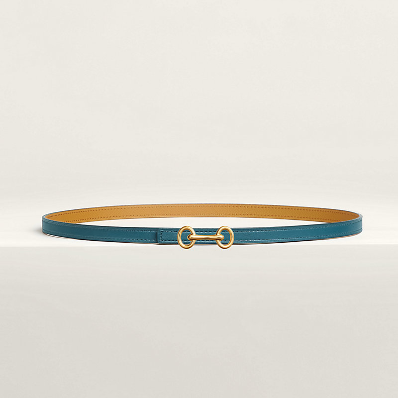 Heritage belt buckle & Reversible leather strap 13&nbsp;mm