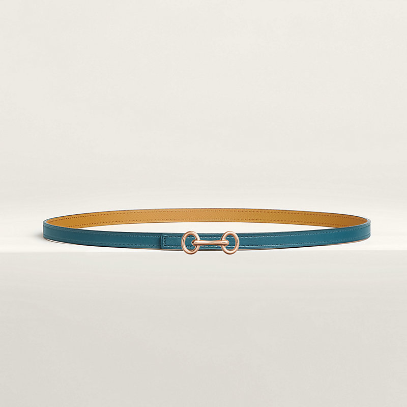 Heritage belt buckle & Reversible leather strap 13&nbsp;mm