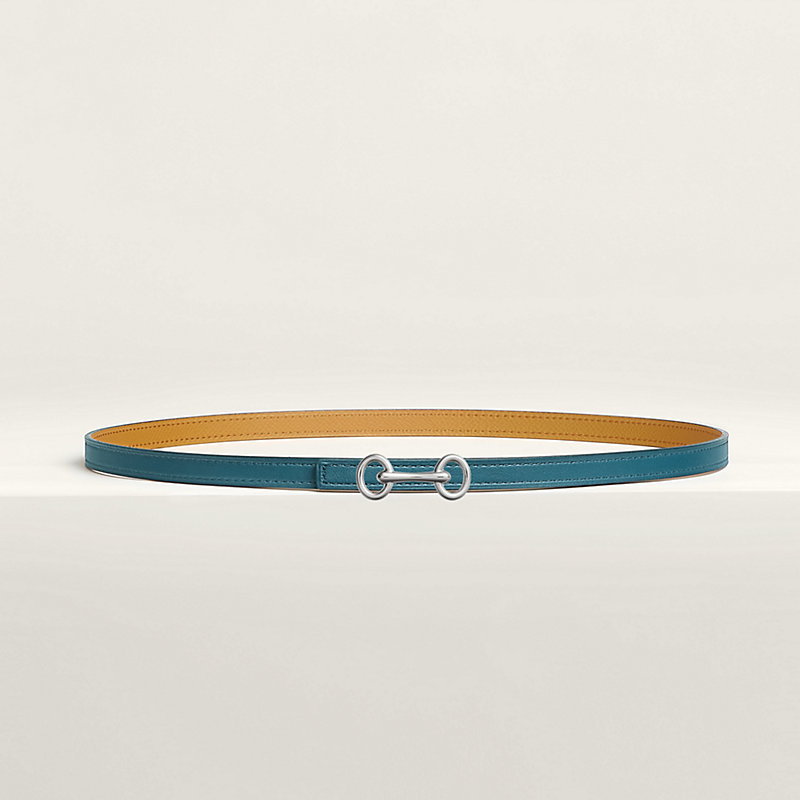 Heritage belt buckle & Reversible leather strap 13&nbsp;mm