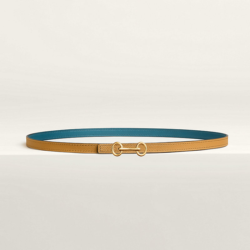 Heritage belt buckle & Reversible leather strap 13&nbsp;mm