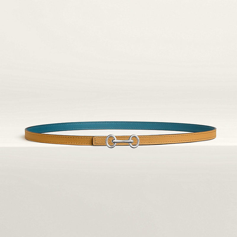 Heritage belt buckle & Reversible leather strap 13&nbsp;mm