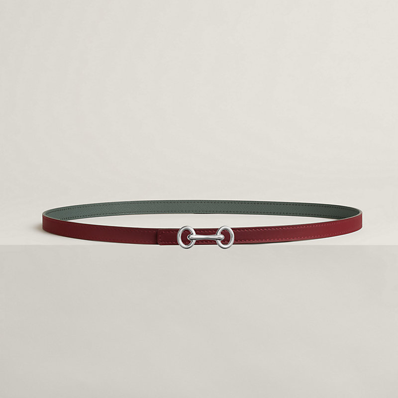 Heritage belt buckle & Reversible leather strap 13&nbsp;mm