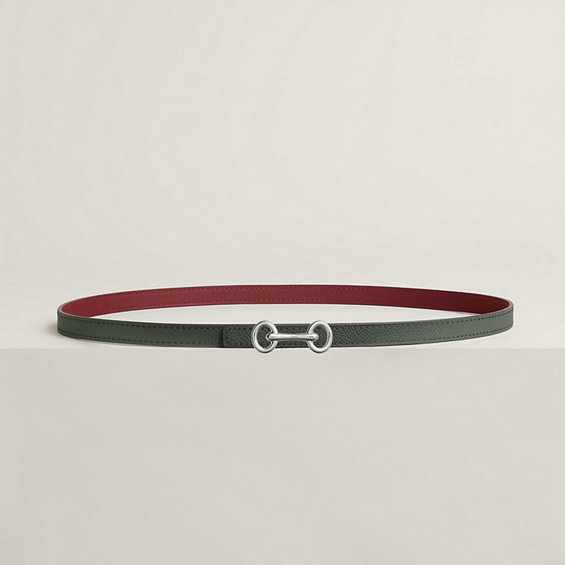 Heritage belt buckle & Reversible leather strap 13&nbsp;mm