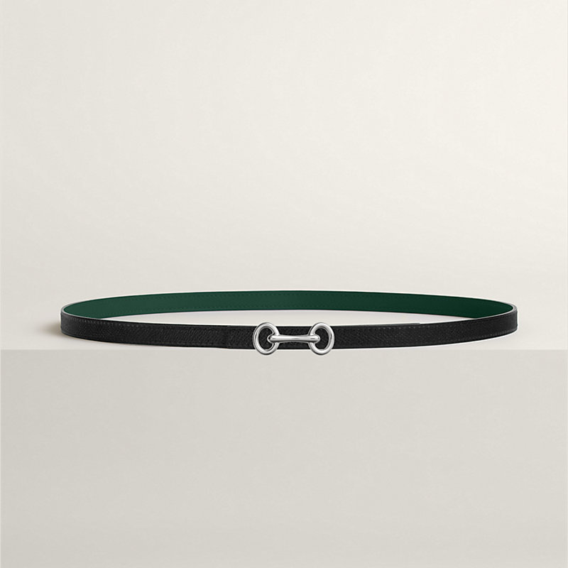 Heritage belt buckle & Reversible leather strap 13&nbsp;mm, View: , view 1 of 2