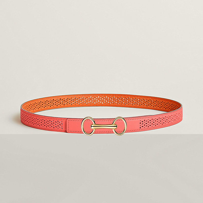 Heritage belt buckle & Reversible leather strap 24 mm
