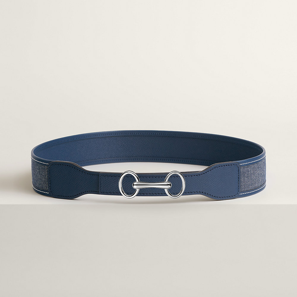 Heritage belt buckle & Reversible leather strap 24 mm