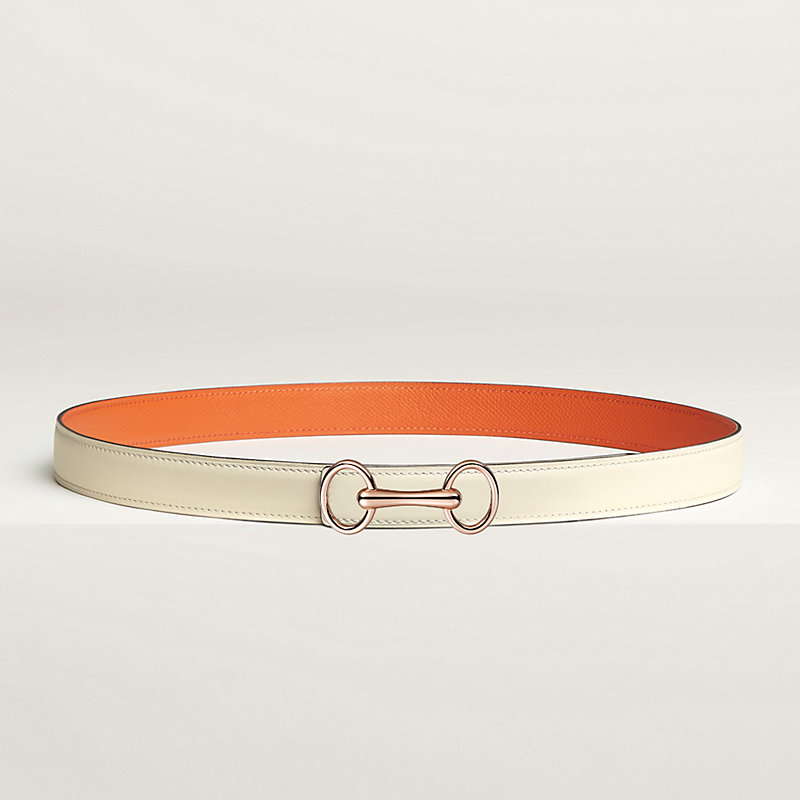 Heritage belt buckle & Reversible leather strap 24&nbsp;mm, View: , view 1 of 3