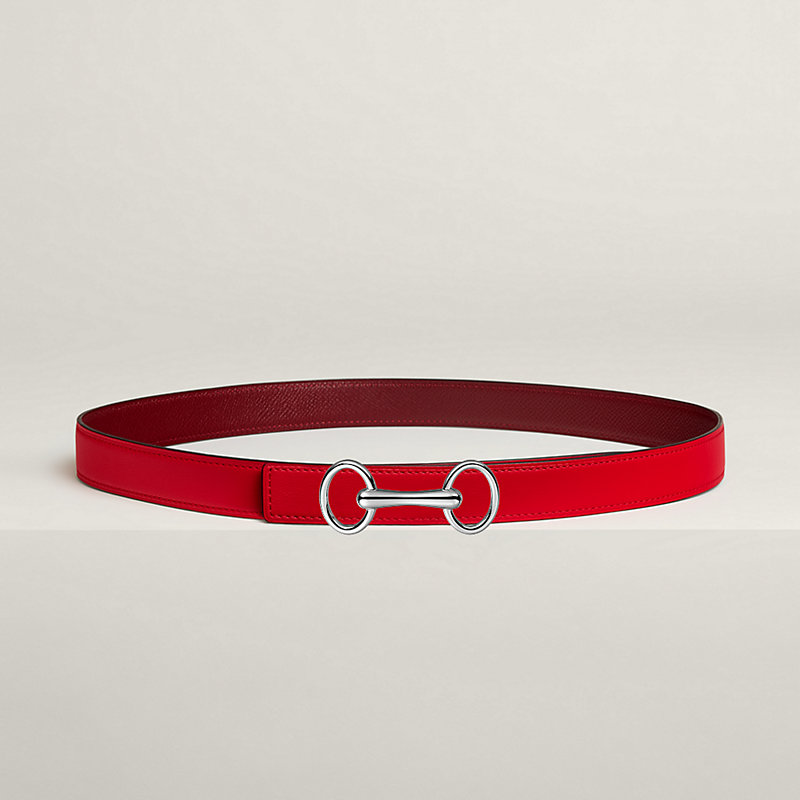 Heritage belt buckle & Reversible leather strap 24&nbsp;mm, View: , view 1 of 3