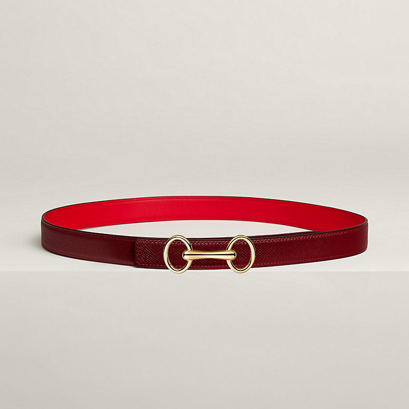 Heritage belt buckle & Reversible leather strap 24&nbsp;mm, View: , view 2 of 3
