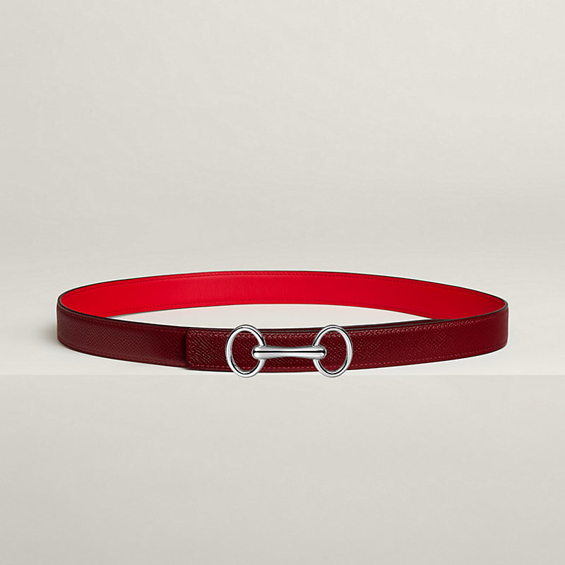 Heritage belt buckle & Reversible leather strap 24&nbsp;mm, View: , view 2 of 3