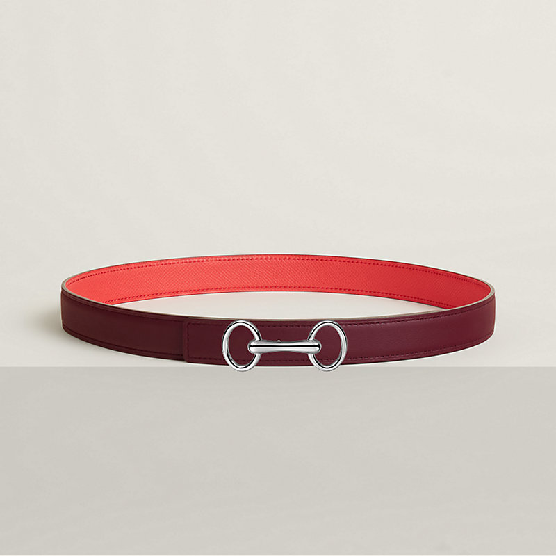 Heritage belt buckle & Reversible leather strap 24&nbsp;mm