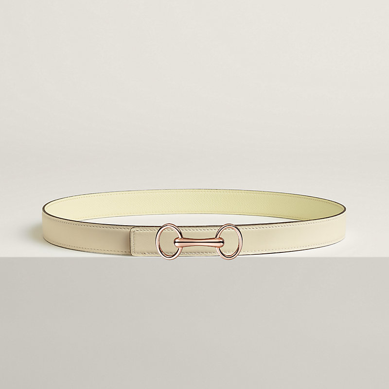 Heritage belt buckle & Reversible leather strap 24&nbsp;mm
