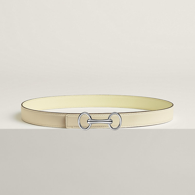 Heritage belt buckle & Reversible leather strap 24&nbsp;mm
